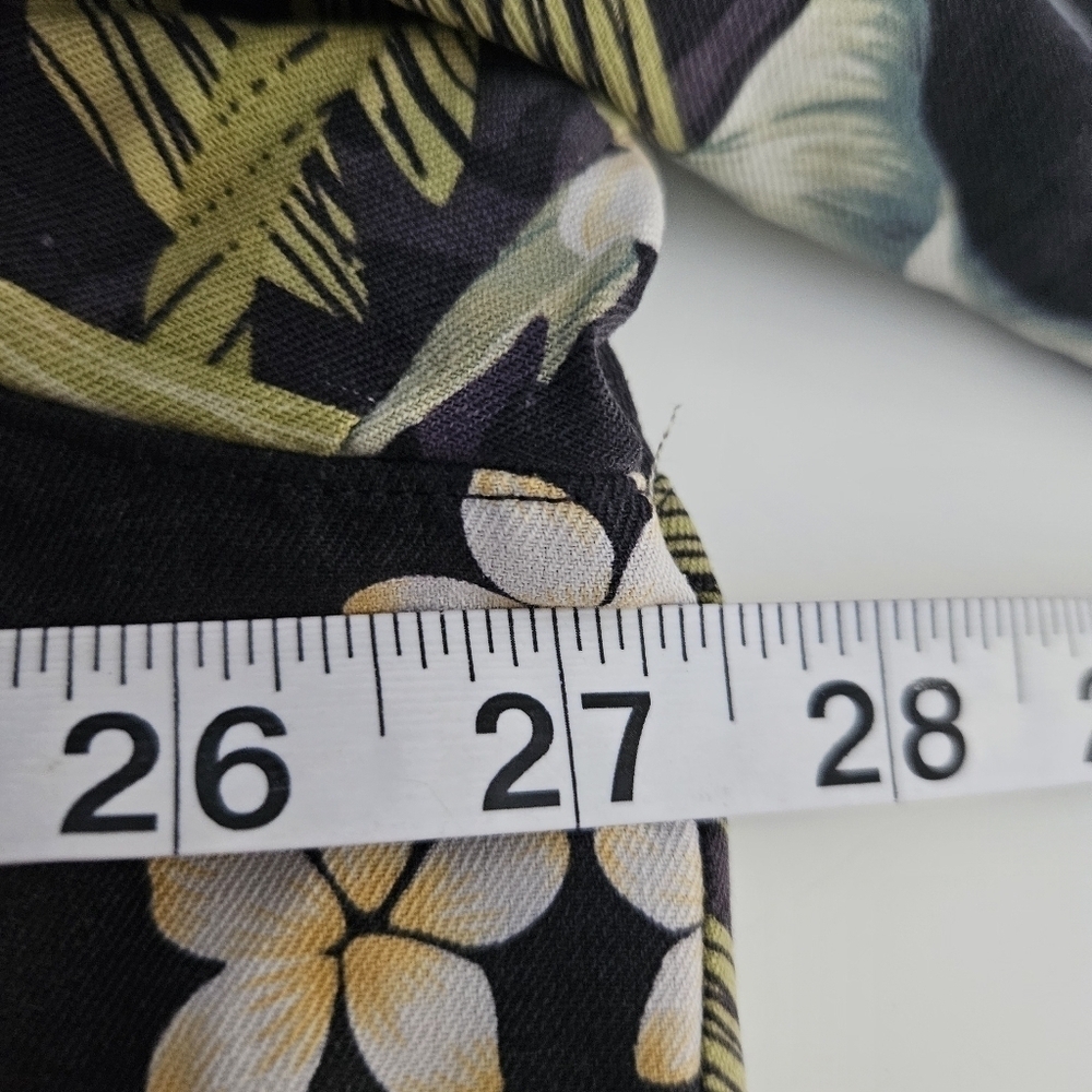 Orvis‎ Floral Hawaiian Shirt Mens Short Sleeve 100% Silk Button Up XL - Picture 5 of 8
